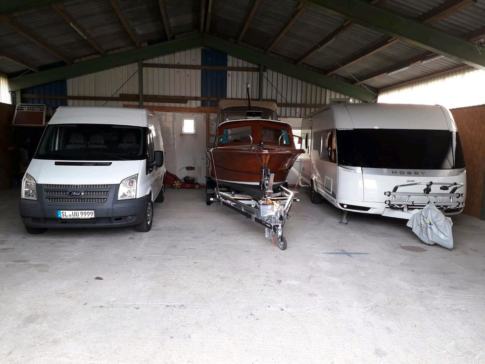 Innenansicht Winterstellplatz für Wohnmobil in Schleswig-Holstein